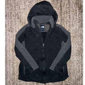 The North Face Women's 3-1 Full Zip Fleece Hooded Jacket in Gray